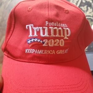 Ivanka Trump Red Embroidered Hat